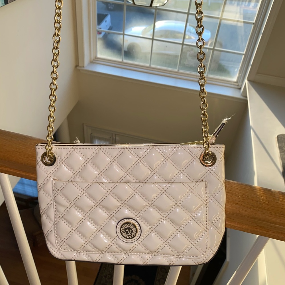 Cream and gold Anne Klein Bag